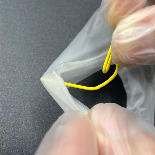 Crayfish catering individually packaged disposable gloves pvc nitrile mixed latex tpu thickened tpe gloves