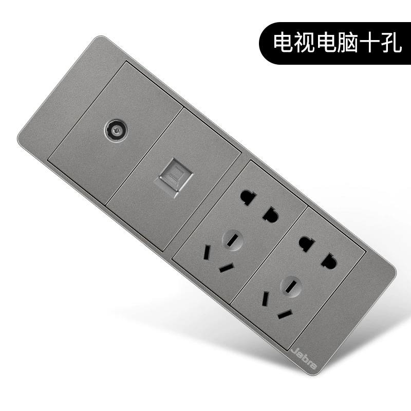 Wall Switch & Socket Panel 86 Concealed Mount, USB & Dual Control, Multi‑Gang Options