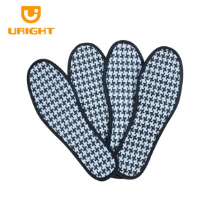 Insole shock absorption wholesale men and women sweat-absorbent deodorant bamboo charcoal linen insole breathable cotton sports deodorant insole