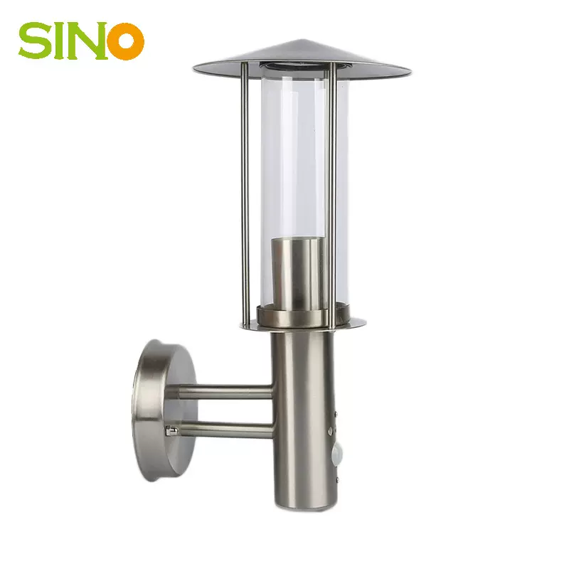 不锈钢感应壁灯防水LED照明灯室内外走廊阳台壁灯现代简约楼道灯