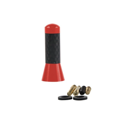 vehicle antenna carbon fiber car antenna - 35cm-red-opp-bag