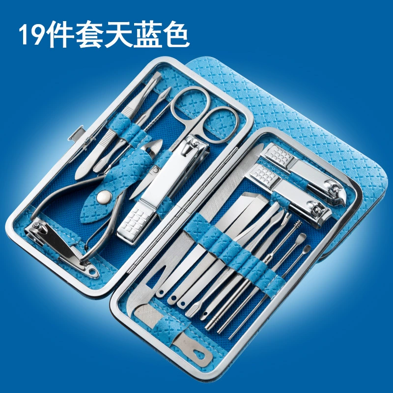 Крест узор 19 шт набор узор кусок набор маникюрный костюм кусачки для ногтей Красота костюм