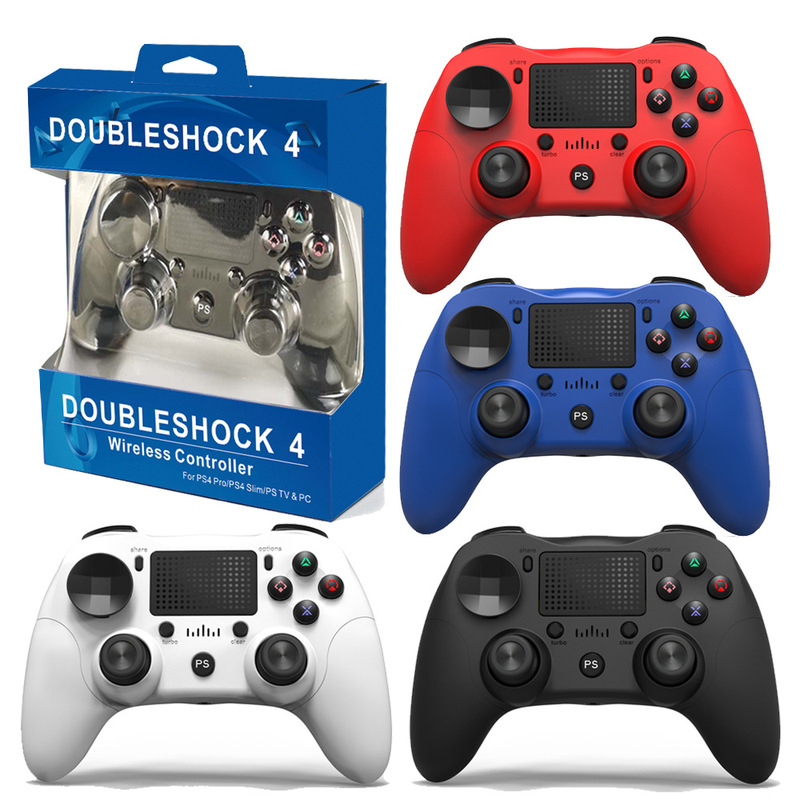 New Ps4 Wireless Controller 6-Axis Bluetooth Game Console Accessories Peripherals Factory Direct Sales Spot Wholesale Private Model Cross-Border