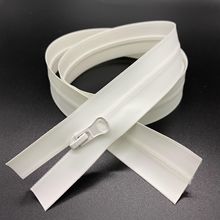 现货3号尼龙白色防水拉链 服装女西裤口袋闭尾码装白色韩版拉链