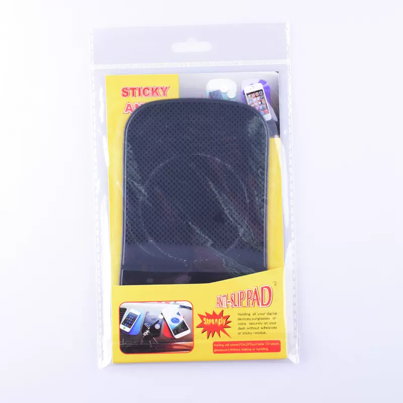 PU软胶车载香薰香水防滑垫吸附汽车车用手机网格止滑防滑神器