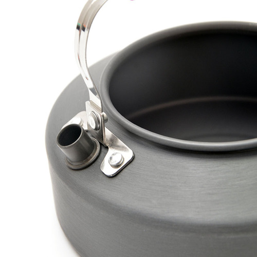 Outdoor portable aluminum alloy kettle camping fishing self-driving coffee pot mini teapot kettle 1.6L