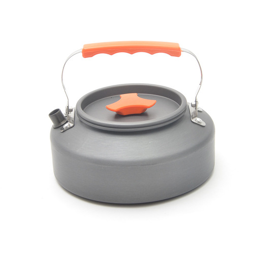 Outdoor portable aluminum alloy kettle camping fishing self-driving coffee pot mini teapot kettle 1.6L