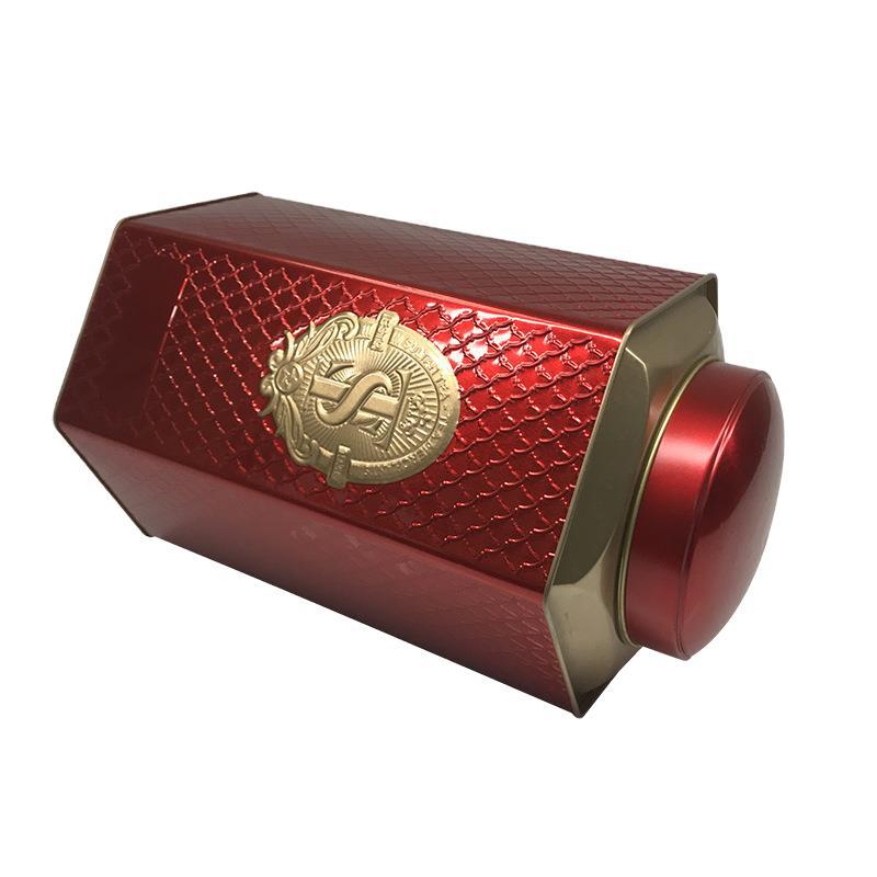 Latas de hierro impresas, latas de hierro de estaño grande, latas de té de Phoenix