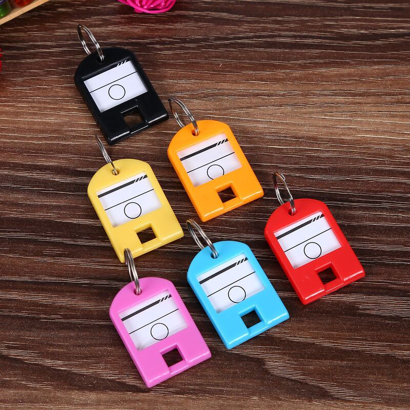 Brand New Abs Plastic Colorful Key Tag Classification Label Number Plate Key Storage Management Tag