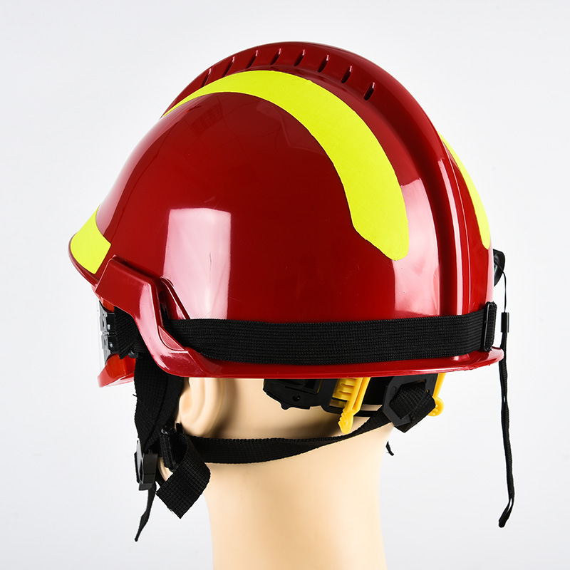 F2 fire rescue helmet rescue rescue helmet head protection fire equipment European -style helmet with goggles 2