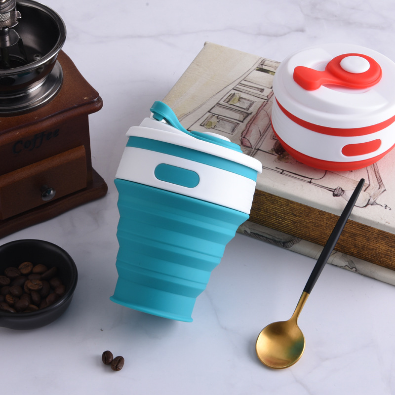 silicone coffee travel folding food silicone
