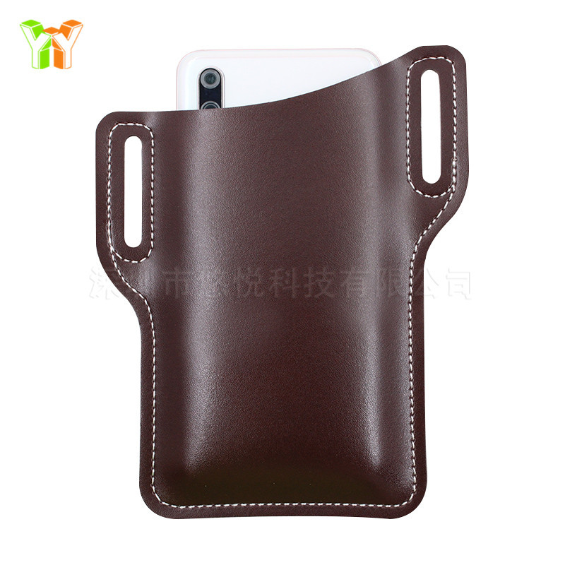 Small brown imitation leather model 02