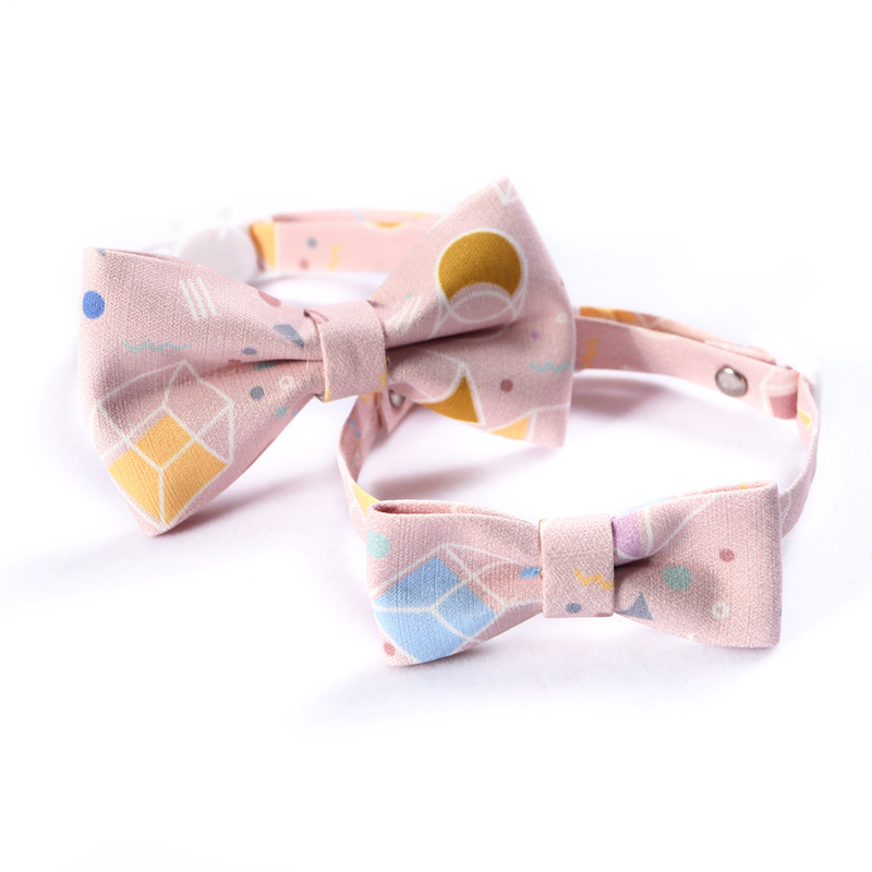 Amazon transfronterizo mano collar de arco gatos perros collar ajustable conejo acessorios