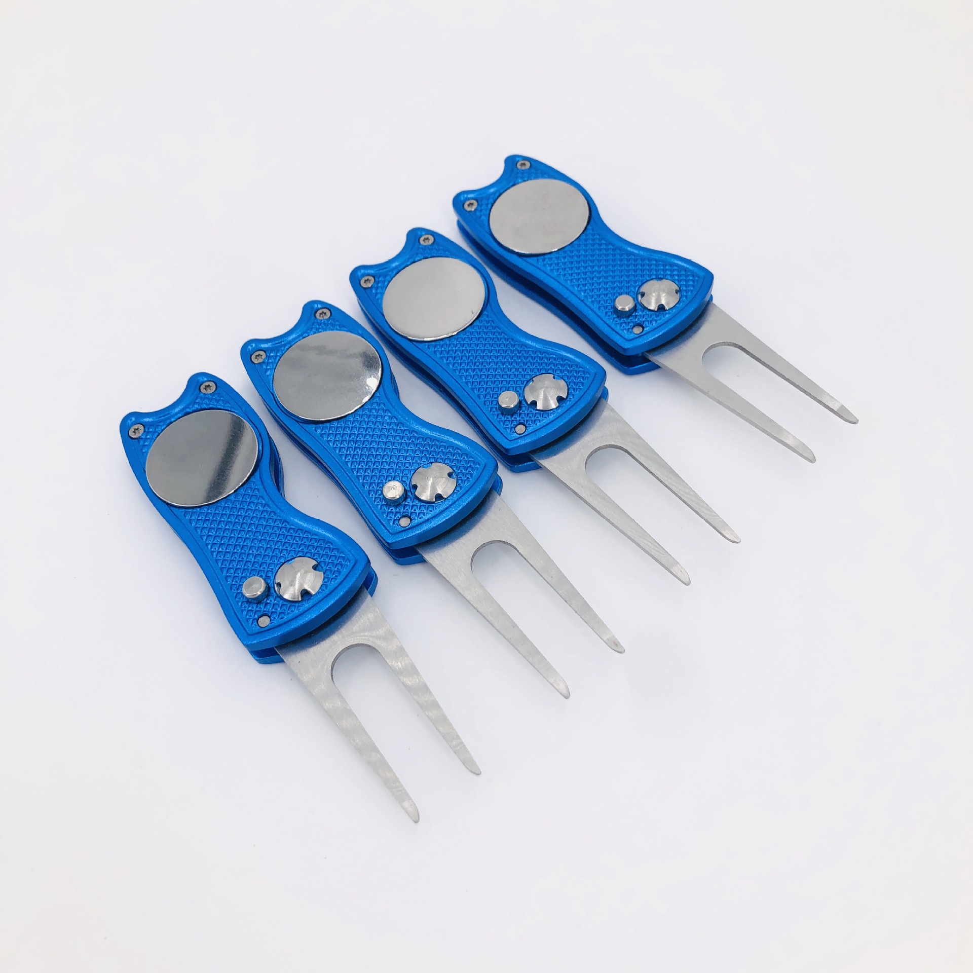 Fabricante Golf verde enchufe multifunción plegable verde tenedor verde herramienta de reparación marca socio Venta caliente