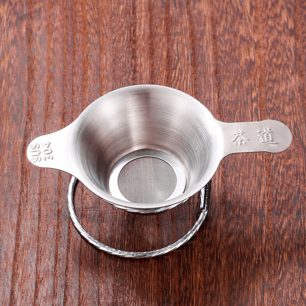 Manufacturer stainless steel binaural tea drain thickened duckbill…