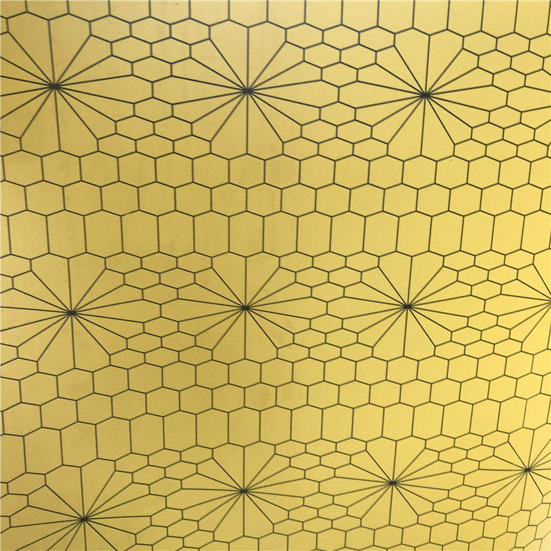 [Xianfan] en stock al por mayor amarillo PVC imitación pergamino tela de lino pantalla material decorativo