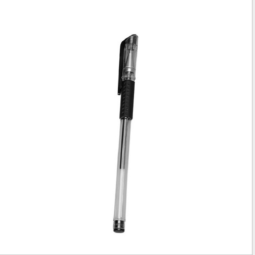 Factory Direct Sales Black Neutral Pen Office Supplies Student Stationery Signature Pen Bullet Tip Simple Pack Water-based Pen 0.5