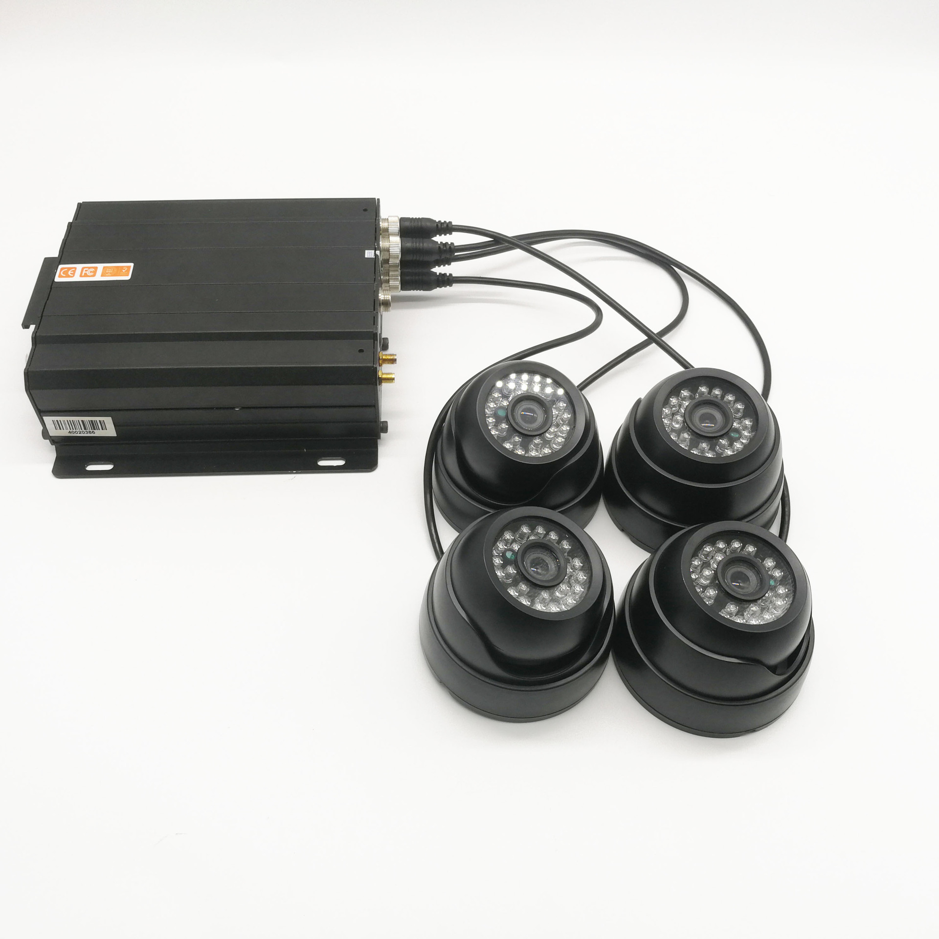 锋莱 大容量车载硬盘录像机 1080P高清析度4路带 4G GPS DVR MDVR