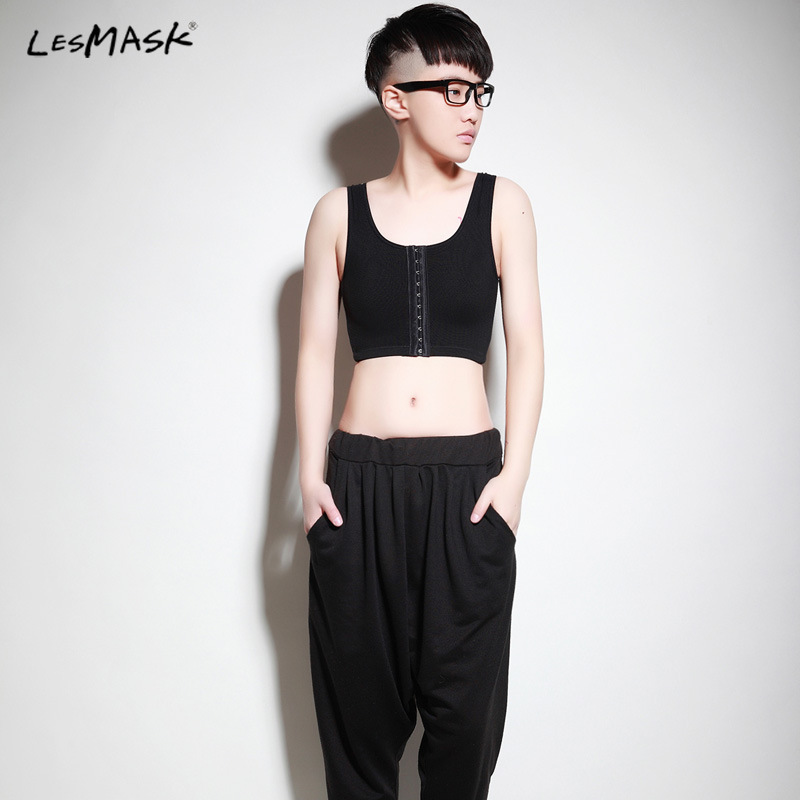 Front-breasted corset women's underwear summer reduced breast students thin large chest cos super flat sports breathable