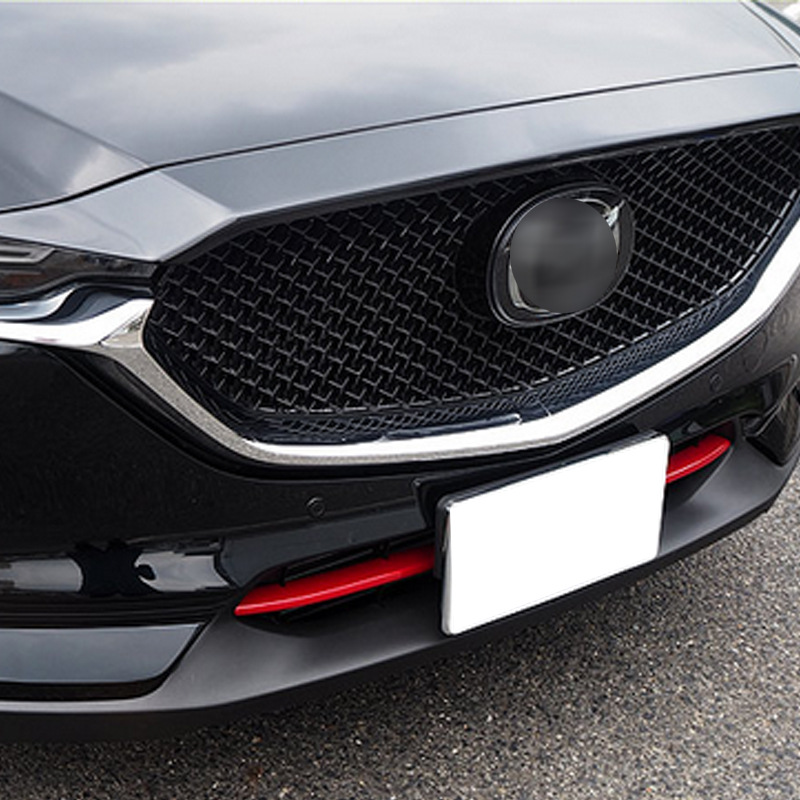 Mazda CX-5 2017-2019 ön bamper üçün mərkəz barmaq (2 ədəd, ABS)