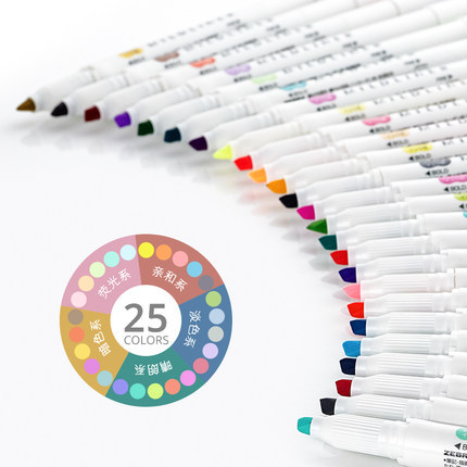 Cebra japonesa Evangelio resaltador limitado WKT7 pluma de marcado de luz pluma de marcado de doble cabeza Mildliner