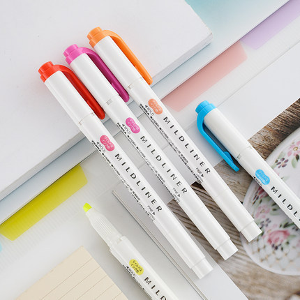 Cebra japonesa Evangelio resaltador limitado WKT7 pluma de marcado de luz pluma de marcado de doble cabeza Mildliner