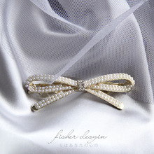 ins网红珍珠发夹女韩国简约边夹刘海夹子头饰少女甜美后脑勺发卡