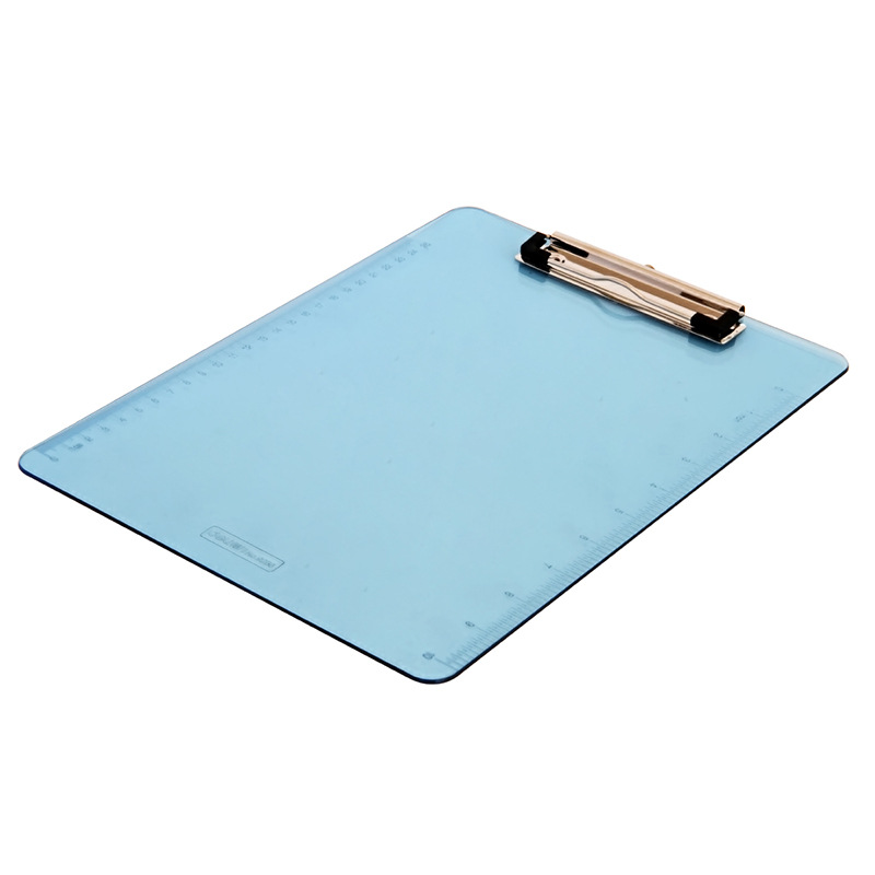 Deli 9256 A4 placa de plástico clip Pad escritura Archivo de la placa clip