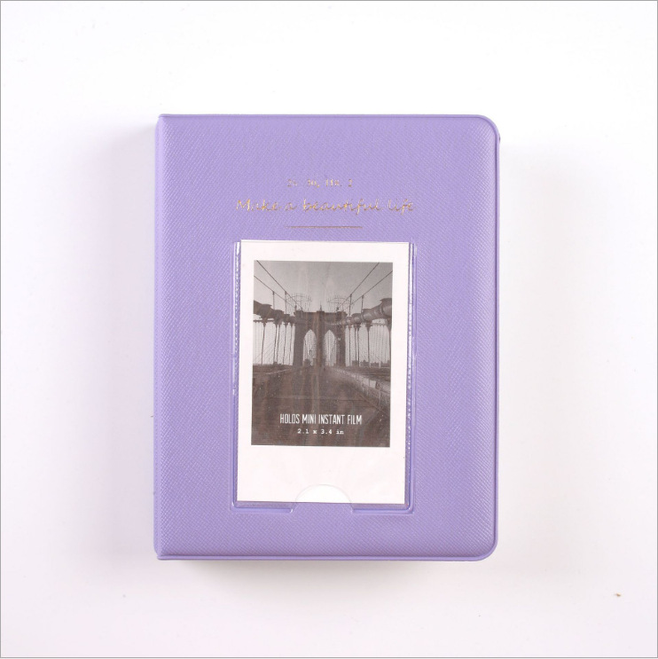 Bolsillo estrella tarjeta pequeña estrella persiguiendo niña libro de almacenamiento cubierta del logotipo personalizado álbum de 3 pulgadas Polaroid MINI postre