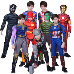 Halloween Muscle Costume Children's Deadpool Captain America Thanos Iron Man Black Panther Cos Costume