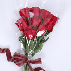 Transparent floral bag, flower gift bag, full transparent packaging, Carnation and lily flower sleeve bag, dried flower bouquet bag