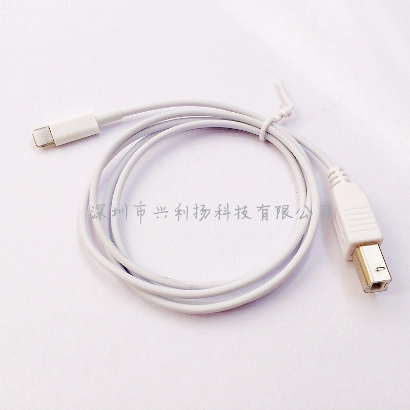 Lightning to B port electronic piano drum cable tablet USBotg to print line MIDI keyboard Lightning to B port electronic piano drum cable tablet USBotg to print line MIDI keyboard