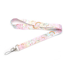 彩虹马卡通手机挂绳  证件吊绳 胸卡展会工作证吊绳礼品可制作