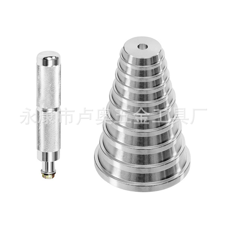 Herramienta de instalación de rodamientos de 10 piezas herramienta de instalación de rodamientos de presión herramienta de instalación de formación oblicua