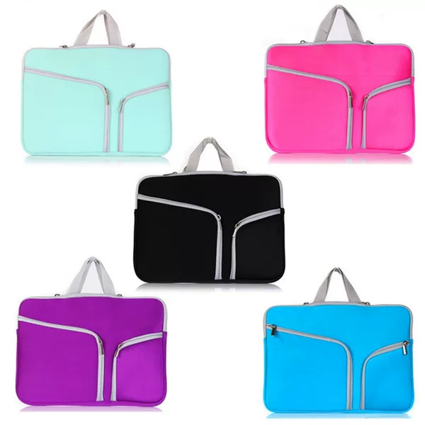 Cross-Border Google Laptop Bag Chromebookbag Notebook Double Outer Pocket Protection Cross-Border Hot-Selling Waterproof