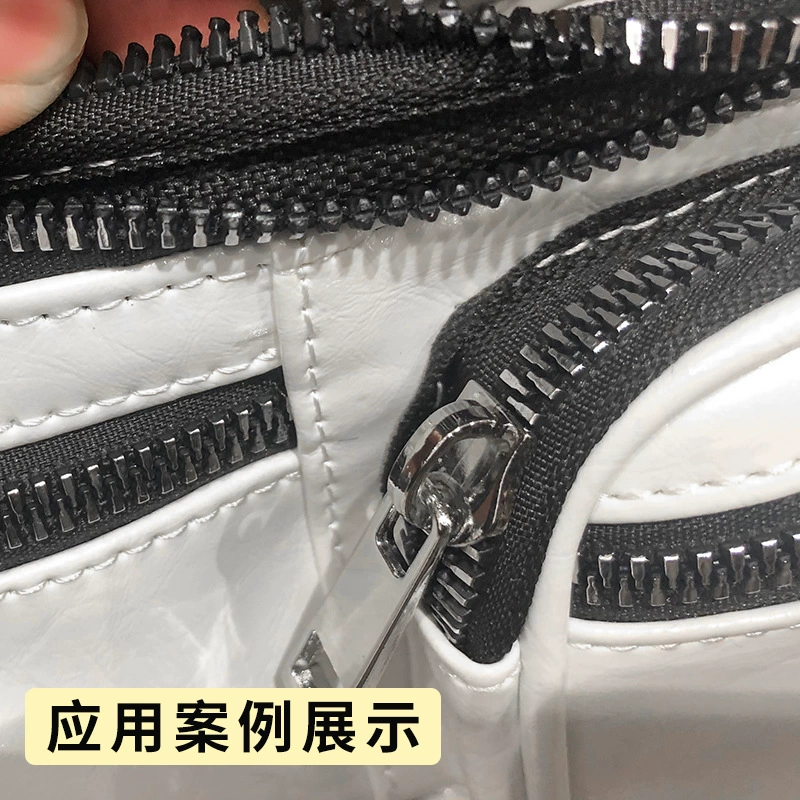 [仿金属拉链3号5号镀金仿铁牙覆膜拉链贴金背包拉链现货批发]