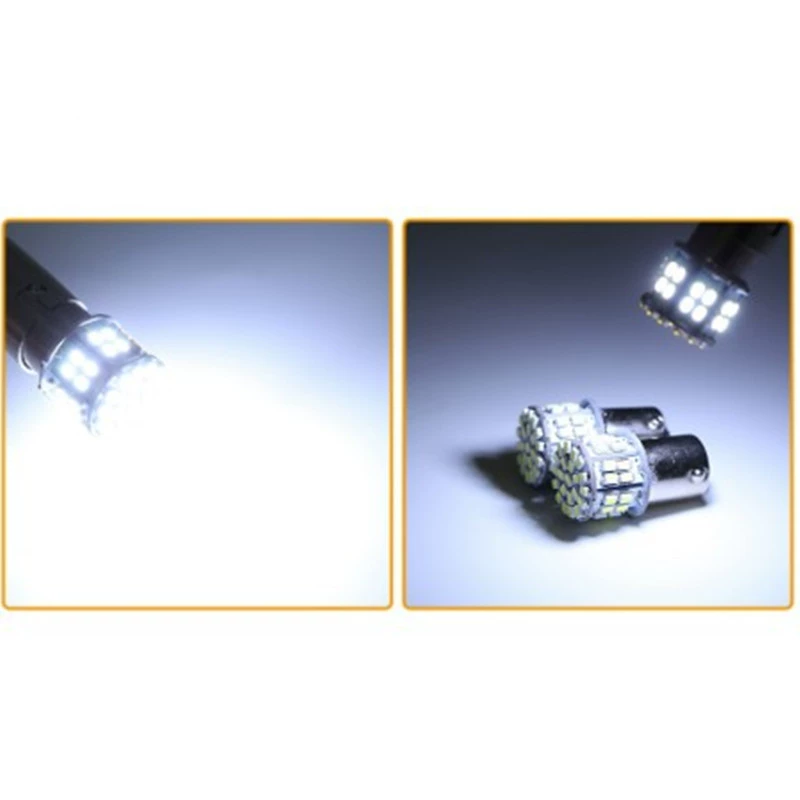Заводская упаковка 1156 50SMD LED автомобильная лампа поворотника высокая яркость лампа заднего хода BA15S для мотоцикла