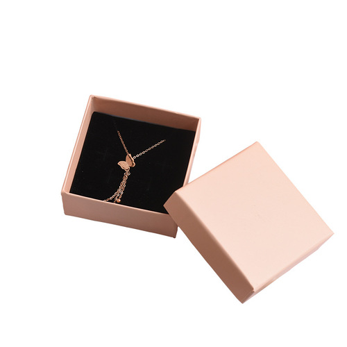 Factory direct sales heaven and earth cover powder cover foundation jewelry box handbag ring necklace jewelry box can be printed with logo