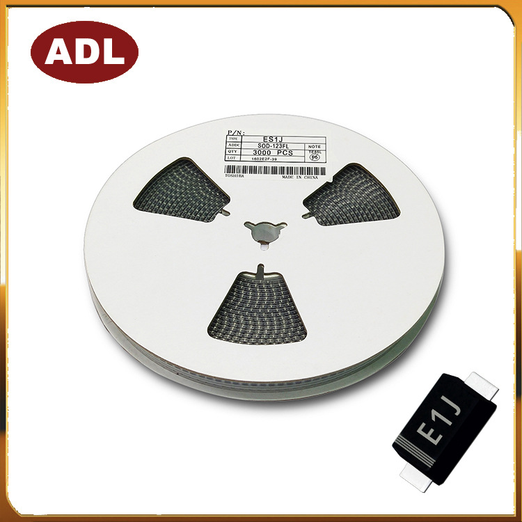 奥德利 厂家直销ES1J 快恢复二极管SOD123FL封装1A600V 二极管E1J