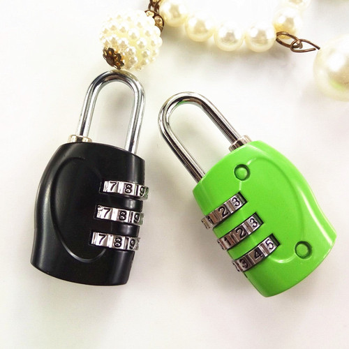 Student Dormitory Gym Cabinet Password Lock Cartoon Small Lock Drawer Luggage Backpack Household Main Door Hanging Lock