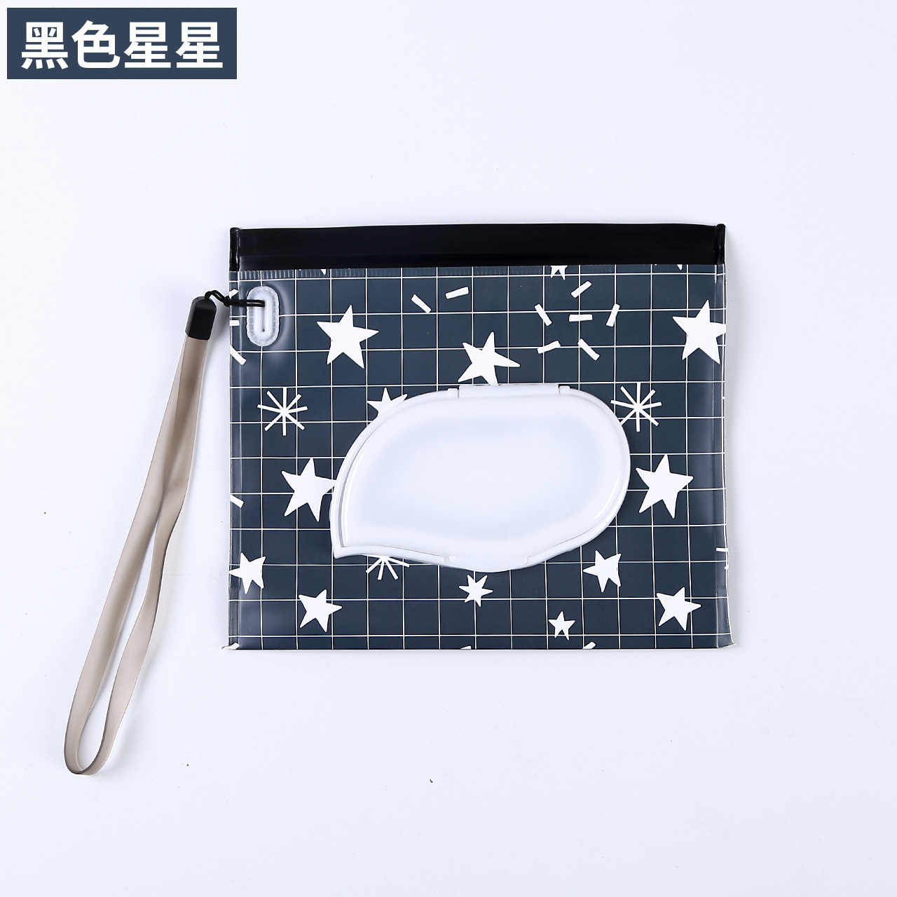 En stock EVA bolsa de tejido húmedo creativo Ventana de extracción de tejido húmedo bolsa de embalaje con tapa necesidades diarias bolsa de embalaje se puede personalizar