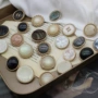 圆形esstudio皮草金属呢大衣