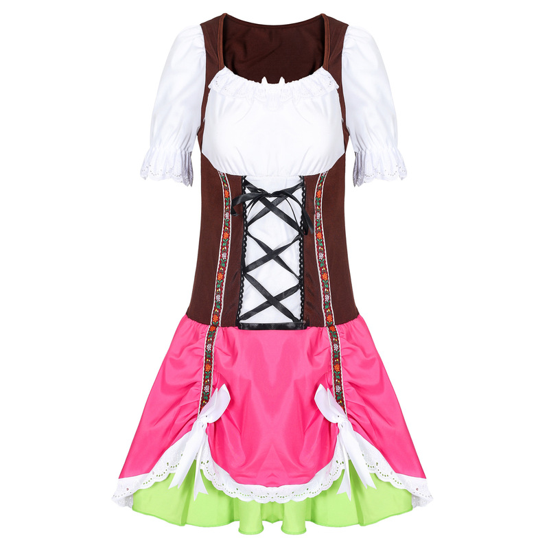 New German Festival Oktoberfest Costume Cosplay Uniform Women Dress Beer Dress Stage Dress