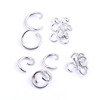 Manufacturer's spot supply DIY jewelry accessories 304 stainless steel steel steel gold opening ring handmade connection single circle