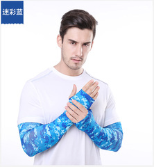 Korean outdoor sports sleeves, new summer sun protection golf sleeves, extended fingerless arm sleeves