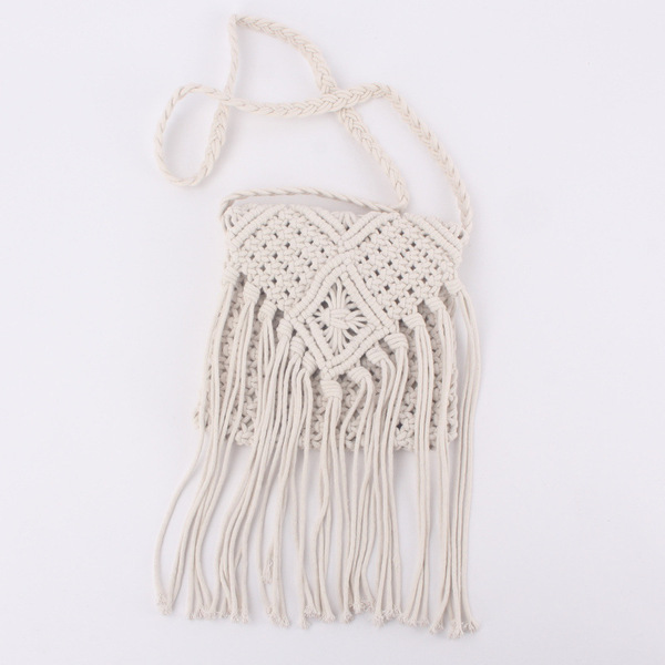 Straw retro beach shoulder bag one shoulder