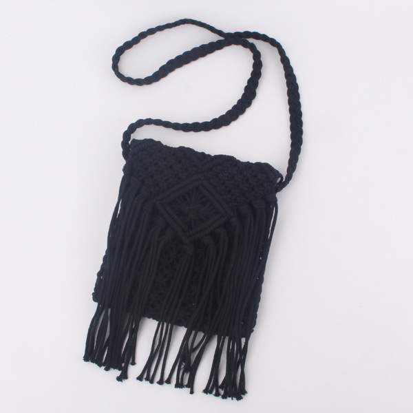 Straw retro beach shoulder bag one shoulder