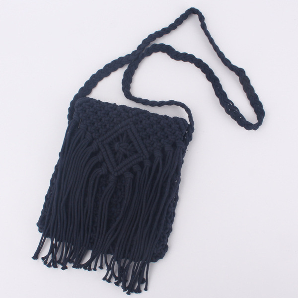 Straw retro beach shoulder bag one shoulder