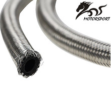 含税汽车件专用油冷接头油管AN6型号双层不锈钢编织 耐高温高压