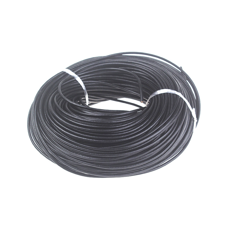 Suministro al por mayor bricolaje Cuero cuero cuerda joyería tejida collar cuerda de cuero una variedad de cuerda de cuero redondo grueso 2-5mm